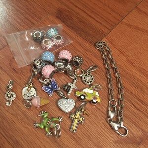 Brighten charms and Bracelet